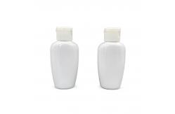China Oblate Style Plastic PET Pump Bottle Flat 50ml prevent oxygen With Cap supplier