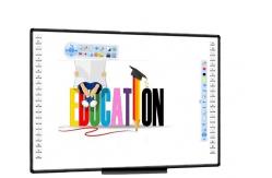 China Iboard Classroom 102 Inch Smart Touch Board Interactive Whiteboard With Projector supplier