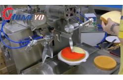 China Multi functional Cream spreading machine for birthday round cake supplier