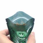 Clear Front Mylar Zip Plastic Bags CBD Frog Chew Gummies Package Sachet Pouch