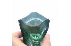 China Clear Front Mylar Zip Plastic Bags CBD Frog Chew Gummies Package Sachet Pouch supplier