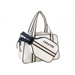 PU Leather Polyester Women'S Pickleball Tote Bag , Pickleball Duffel Bag for sale