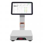 15.6+14 Inch Dual Touch Screen POS Terminal with Weighing Pan Barcode Scanner and Thermal Printer for Retail for sale