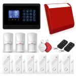 4G Alarm Homesafe Security System Wifi Gateway Alarm System With IP Camera 1080P