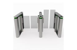 China Floor Mounted Speed Lane Gate Turnstile Quick Pass Pedestrian Swing Gate supplier