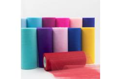 China Durable Organza Tulle Rolls with 28E Density and 100Y Length supplier