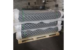 China 1.8m High Pasture Aluminum Chain Link Fence Woven Anti Theft Diamond Mesh supplier