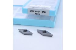 China Carbide Turning Insert VCMT11 VCMT16, Positive CNC Insert With 3MU Semi-finish Chipbreaker supplier