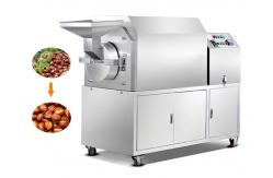 China Gas Batch Small Induction Cereal Roaster Nut Roasting Machine In India supplier