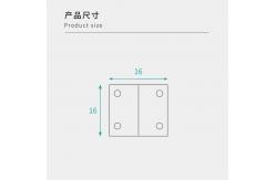 China 16mm 90 Degree Plastic Bracket Secure Connection Fitting For Home Renovation supplier