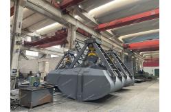 China 27/24cbm Mechanical Clamshell Grab Hardox 500  Nm500 Material Customized supplier