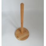 Lightweight Bamboo Kitchen Roll Holder Wood Countertop Paper Towel Stand 33x15cm for sale