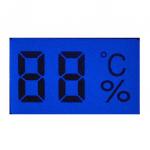 Custom Shape 2 Digit LCD Screen TN LCD Display Operating Temp -30-+80℃
