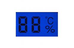 China Custom Shape 2 Digit LCD Screen TN LCD Display Operating Temp -30-+80℃ supplier