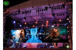 China Light Weight Super Thin Hanging LED Display , Chaming Events Led Screen 500x500 supplier
