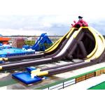 Creative Large Inflatable Dry and Wet Slides With Quadruple Stitching