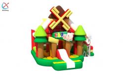 China Factory Digital Printing Inflatable Bounce House With Slides Farm Inflatable Castle supplier