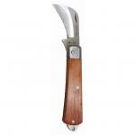 High Carbon Steel Harvesting Sickle Shaped Folding Sickle Knife Heat Treatment for sale