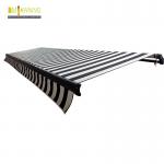 Large size retractable aluminum patio awning, commercial awning waterproof sun protection for sale