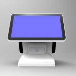 Angle Adjustable Touchscreen POS Terminal Two Screens Windows / Andriod Version DC 12V