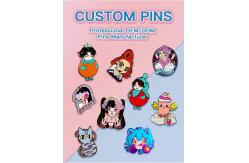 China Custom Metal Enamel Pins With Backing Cards Heat Resistance High Precision supplier