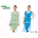 Non Stimulating Non Toxic Polyethene Disposable Aprons for sale