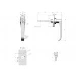 Garage Door Cabinet Handle Lock OEM Easy To Install For ToolBox