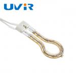 Gold Reflector Ring Infrared Lamps , 115V 200W Short Wave Heat Lamp for sale