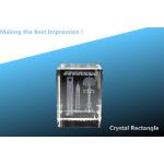 3D laser photo frame/crystal photo frame/Rectangle/CRYSTAL CUBE/rectangle beveled/Flat