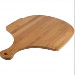 Bakery Premium Natural Bamboo Pizza Peel Board With Easy Glide Edges & Handle for sale