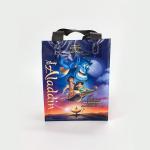 Biodegradable 40 micron Custom Plastic Shopping Bag With Loop Handle