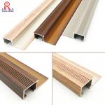 Extruded Aluminum Metal Stair Nosing Safety Stair Straight Angles for sale