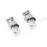 Right Angle BNC Connectors for HD SDI BNC Cable One Set