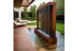China Pond Corten Steel Waterfall Blade Cascade Personalize Space Customizable supplier