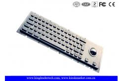 China IP65 Cherry Keyswitch Panel Mount Kiosk Mechanical Keyboard With Trackball supplier