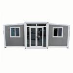 Double Wing Prefab Expandable Container House Contemporary Design Style for sale