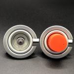 Tinplate And PP Material Butane Gas Valve with Straight Shape and Buna Inner Gasket for sale
