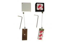 China Jewelry Security Retractable Pull Box Tether For Store Protection Square Shape supplier