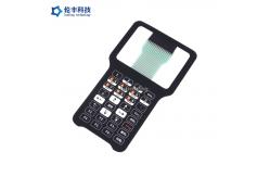 China PET Transparent LCD Flat Membrane Switch Matte Surface Keypad supplier