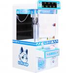 LED Mini Claw Machine Plush Toy Crane Blue Hardware Claw Machine for sale