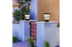 China Outdoor Solar Powered Post Pillar Light Kit Fence Lamp High Lumen Gate supplier