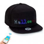 Bluetooth LED Message Hat Animated Display Cap For Party Festival