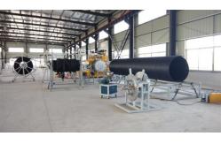 China Drainage pipe Plastic Extrusion Line , HDPE Sprial Winding Pipe Extrusion Machine supplier