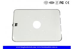 China White or Matt Black Ipad Kiosk Stand Case With Rugged Metal Holder supplier
