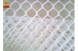 China White HDPE Plastic Poultry Netting , Extruded Plastic Mesh With Hexagonal Hole supplier