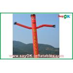 Sky Dancer Inflatable Red Rip-Stop Nylon Durable Advertising Inflatable Air Dancer / Sky for sale