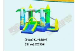 China Commercial Inflatable Small Bouncer Castle With Pool For Kids supplier