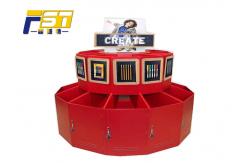 China Multipurpose Paper Material Pallet Display Rack Easy Disassembled For Exhibitions supplier