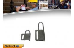 China Butterfly Shape Safety Lockout Hasp , Hardened Steel Rust Coated Lock Out Hasp supplier