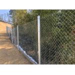 9 Gauge X 2 Chain Link Fence Fabric , Galvanized Chainlink Fencing Longlife for sale